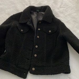 Black teddy jacket